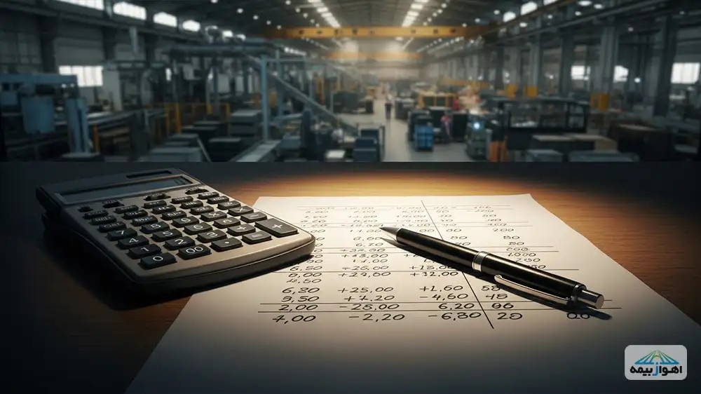 عوامل موثر بر قیمت بیمه آتش سوزی صنعتی و نحوه محاسبه حق بیمه برای کارخانه‌ها.