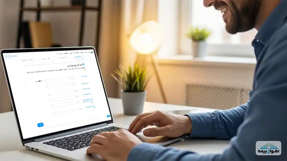 مراحل خرید آنلاین و آسان بیمه آتش سوزی آپارتمان از وبسایت اهوازبیمه.