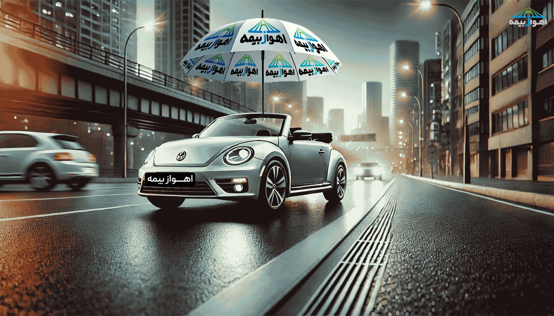 عکس ماشین فولکس واگن بیتل کروک